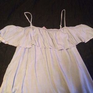 Women's off the shoulder shirt